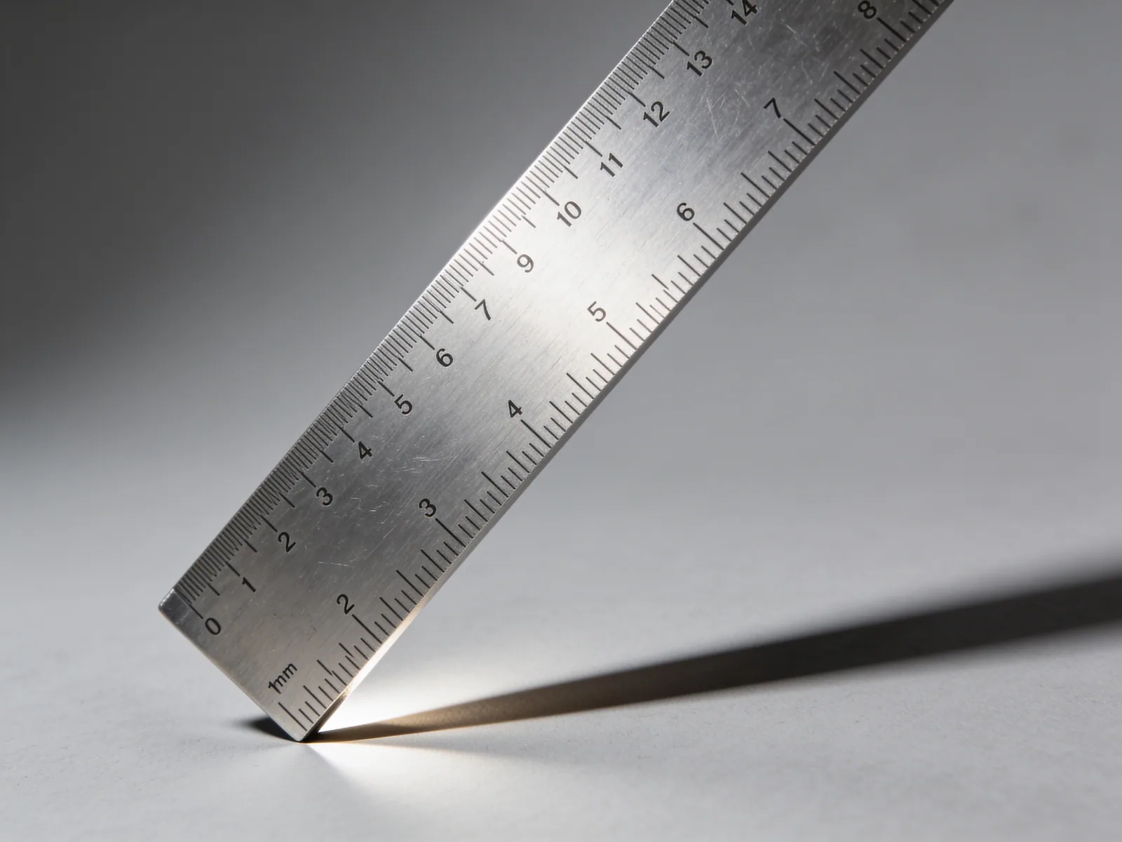 Machinist's Rule — Stainless steel, 12 in / 300 mm, four scales